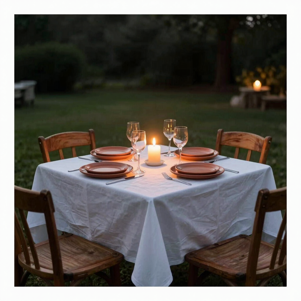 Private Courtyard Candlelight Dinner