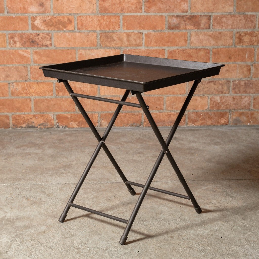 Hinge Iron Accent Table