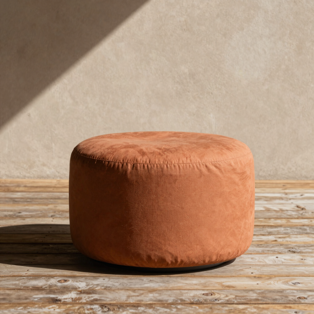 Silt Low Cylinder Ottoman