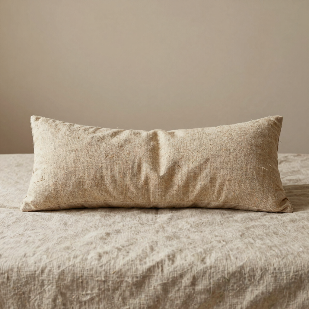 Raw Flax Lumbar Pillow
