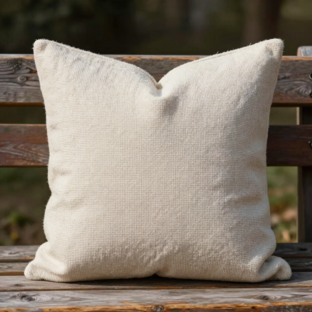 Hand-Spun Bouclé Accent Pillow