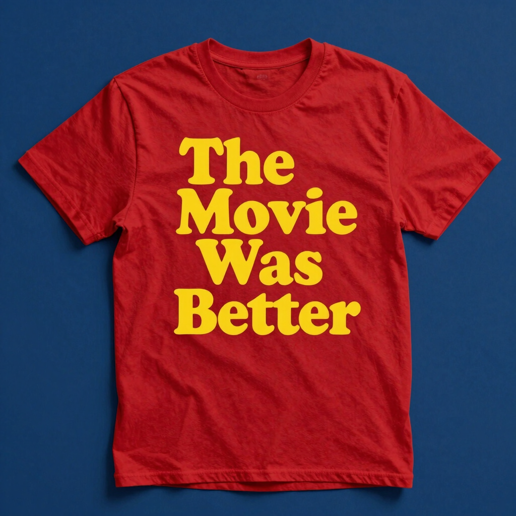 The Movie Was Better Heavyweight Tee