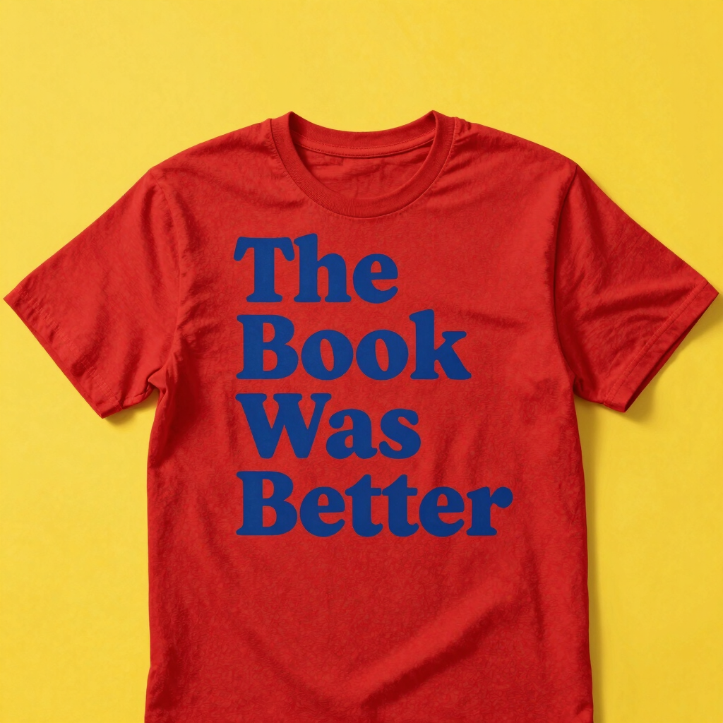The Book Was Better Heavyweight Tee