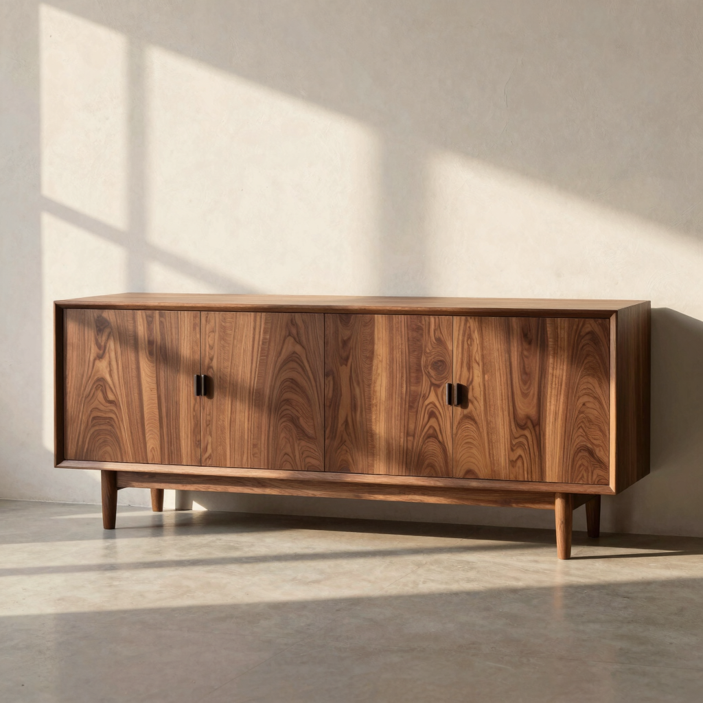 Monolith Walnut Sideboard