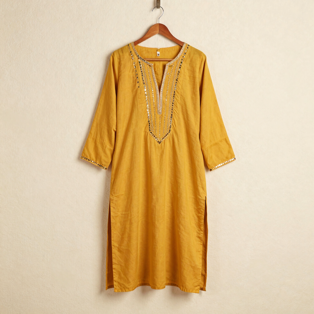 Asymmetrical Georgette Festive Kurti