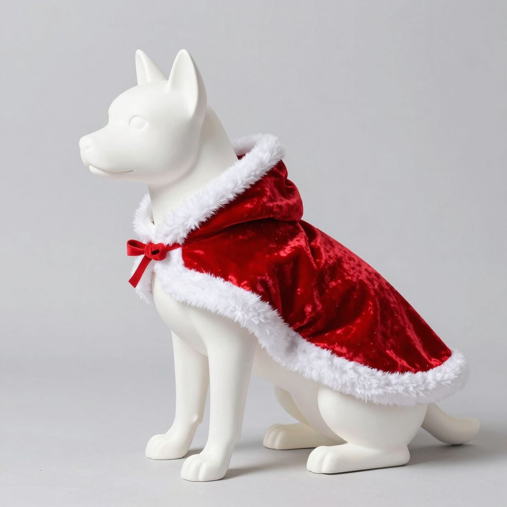 Capa Navideña Festiva Patitas