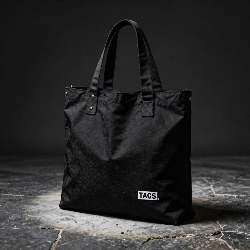 Distorted Reality Canvas Tote
