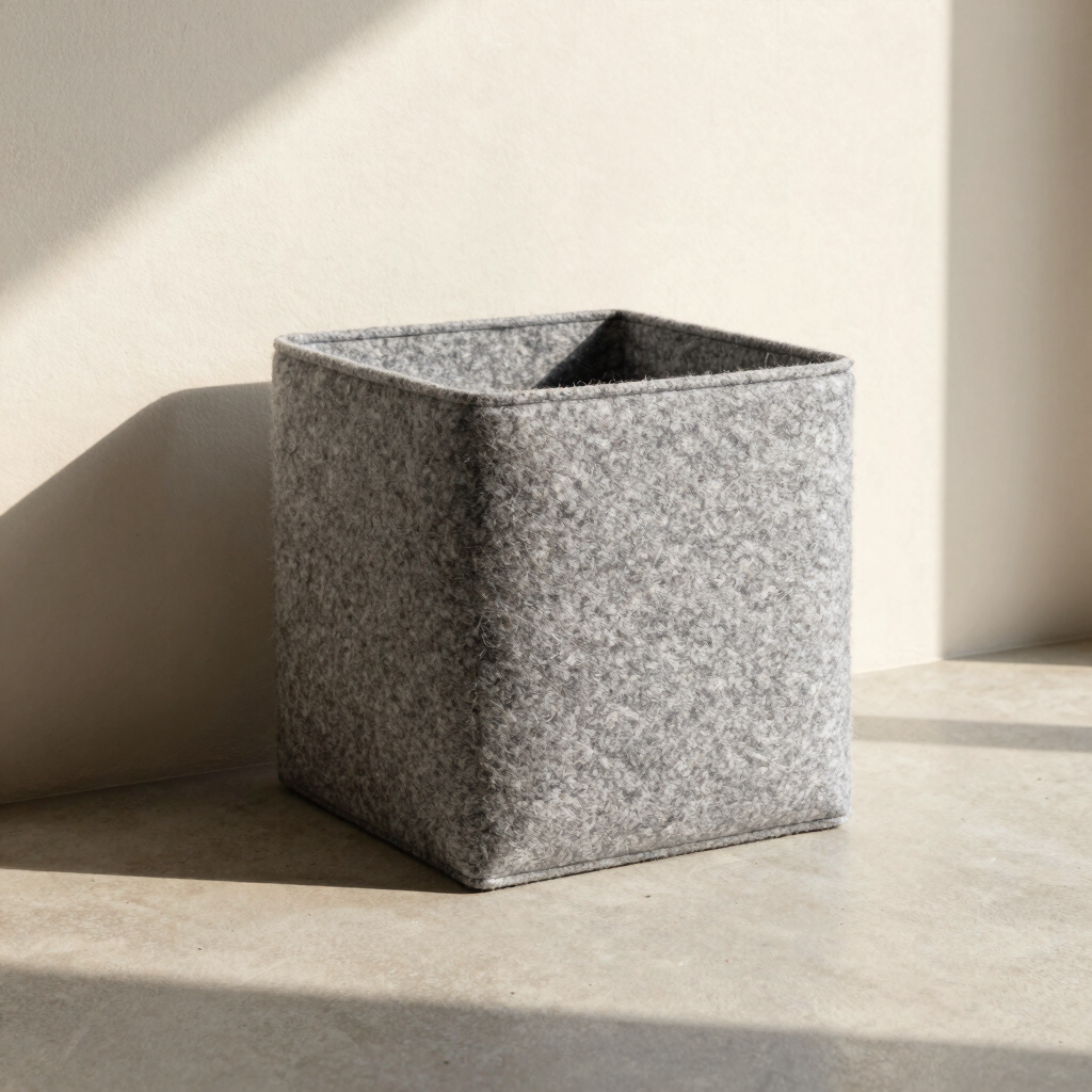 Harbor Rolling Felted Wool Cube