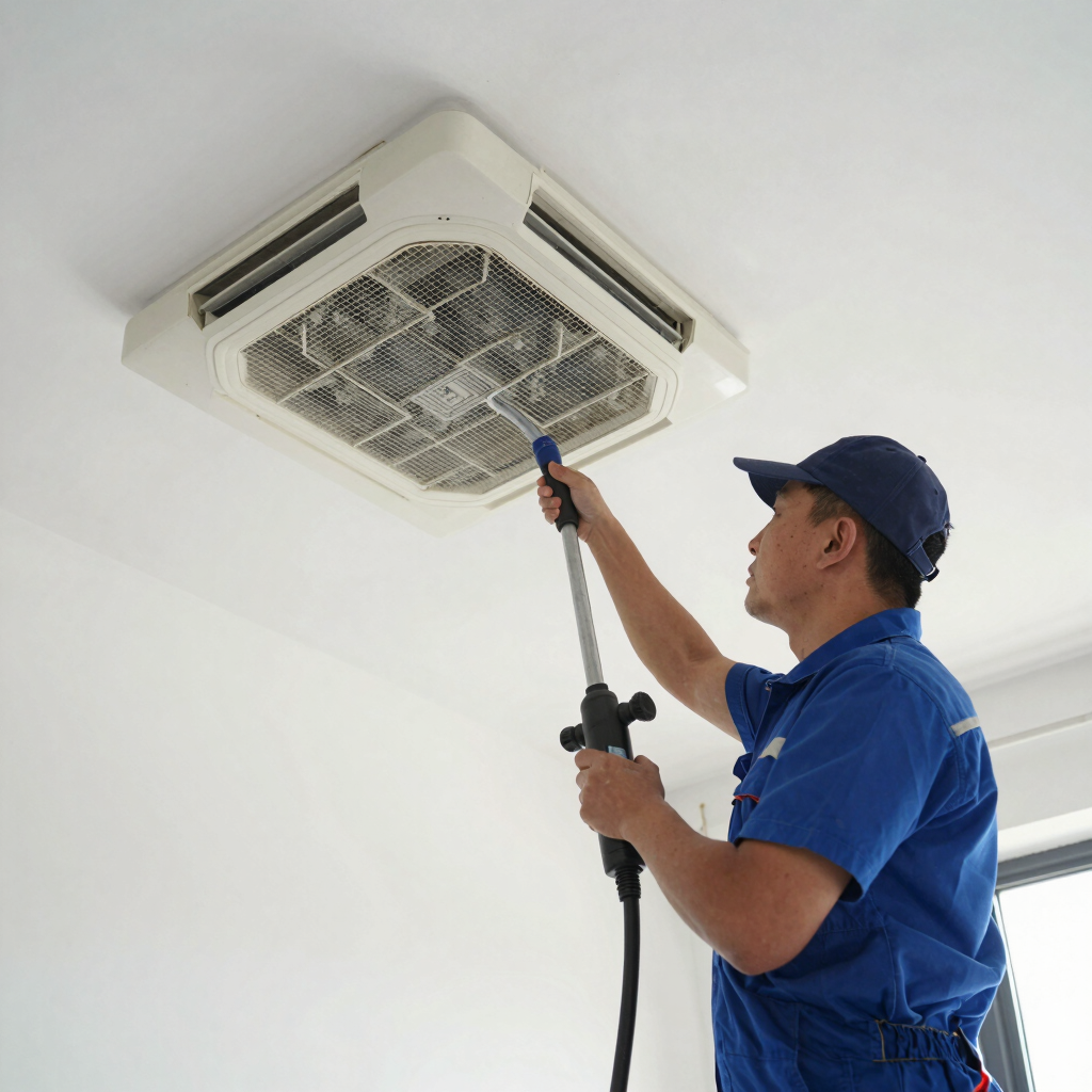 AC Drain Line Flushing