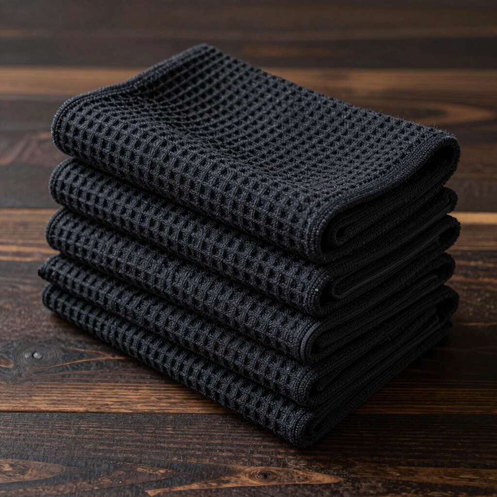 Waffle Knit Microfiber Cloths