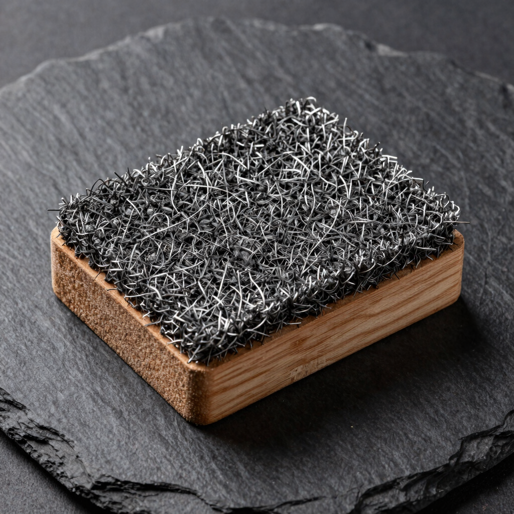 Steel Wool Scrubbing Block