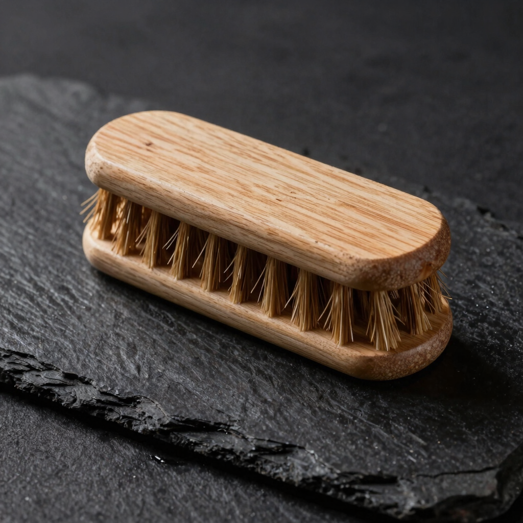 Raw Oak Scrubbing Brush