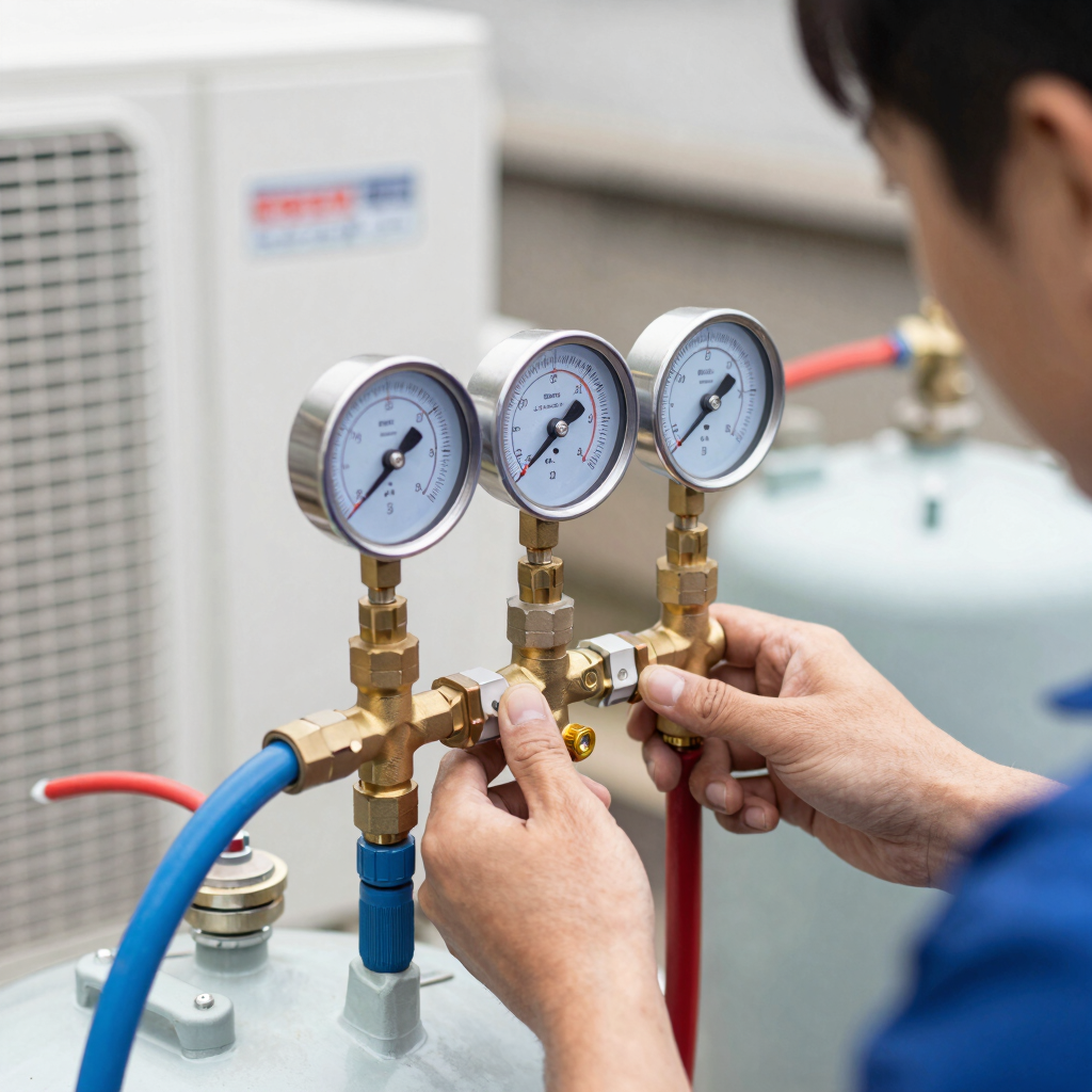 Recarga de Gas Refrigerante