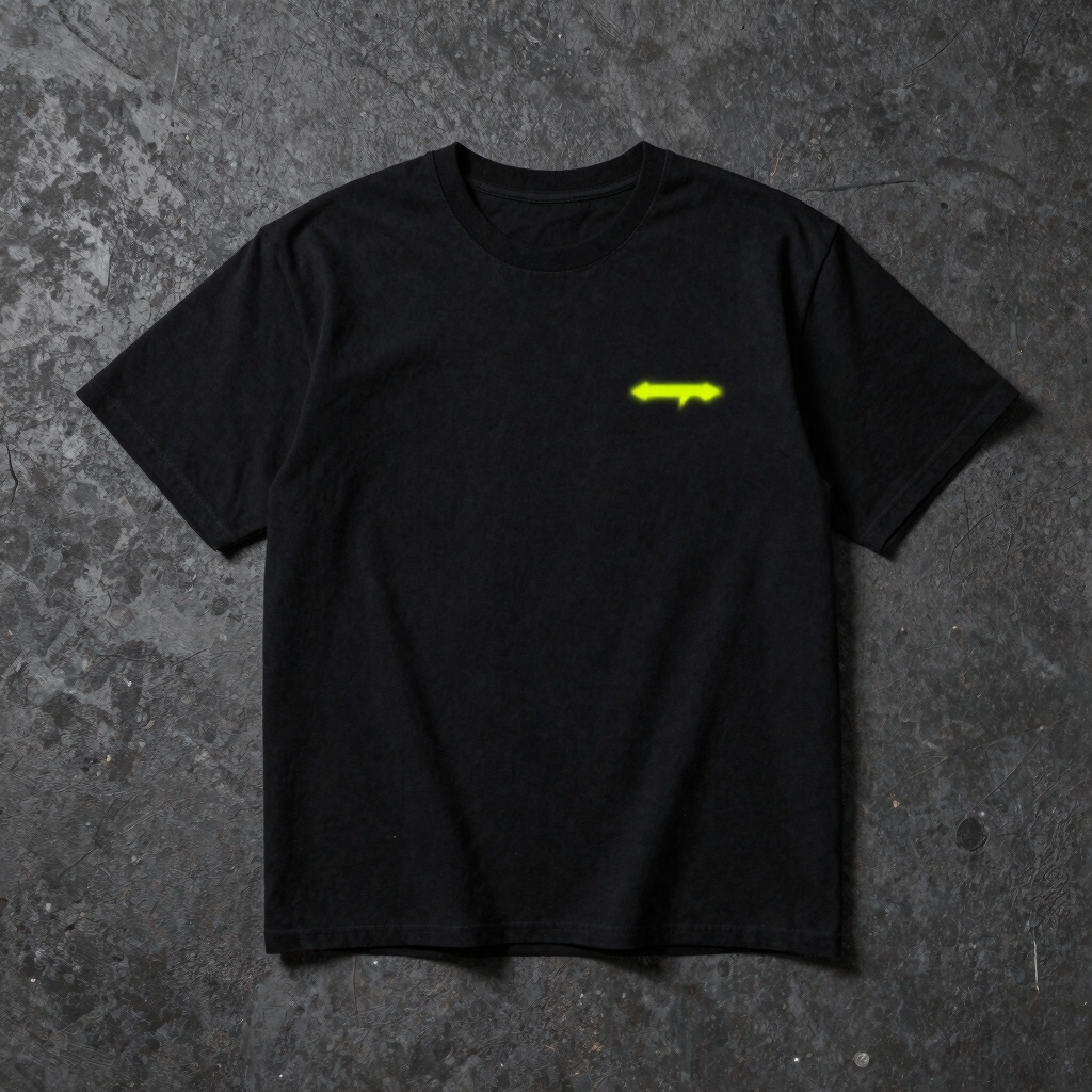 Remera Oversize Broky Acid Black