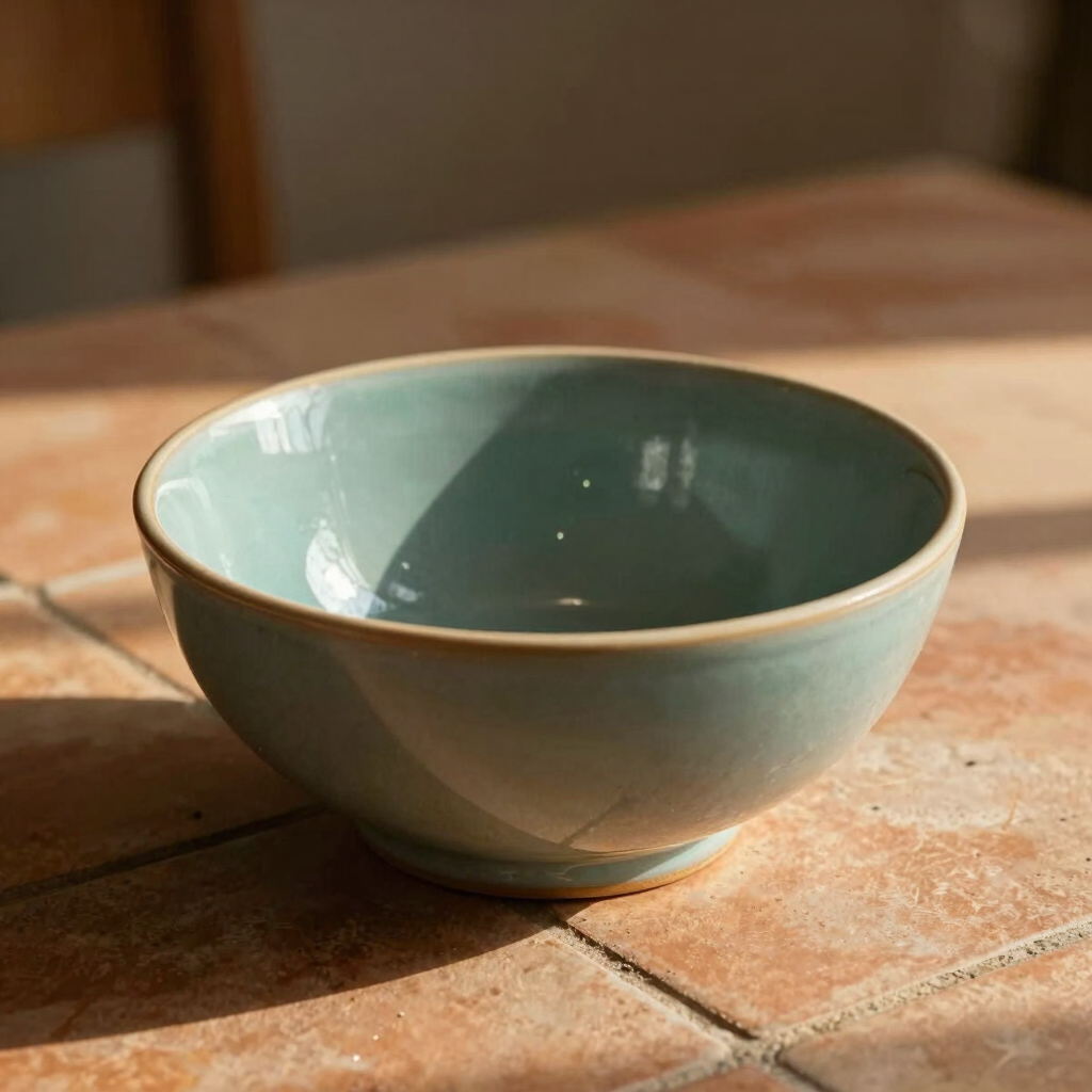 Dusty Teal Pasta Bowl