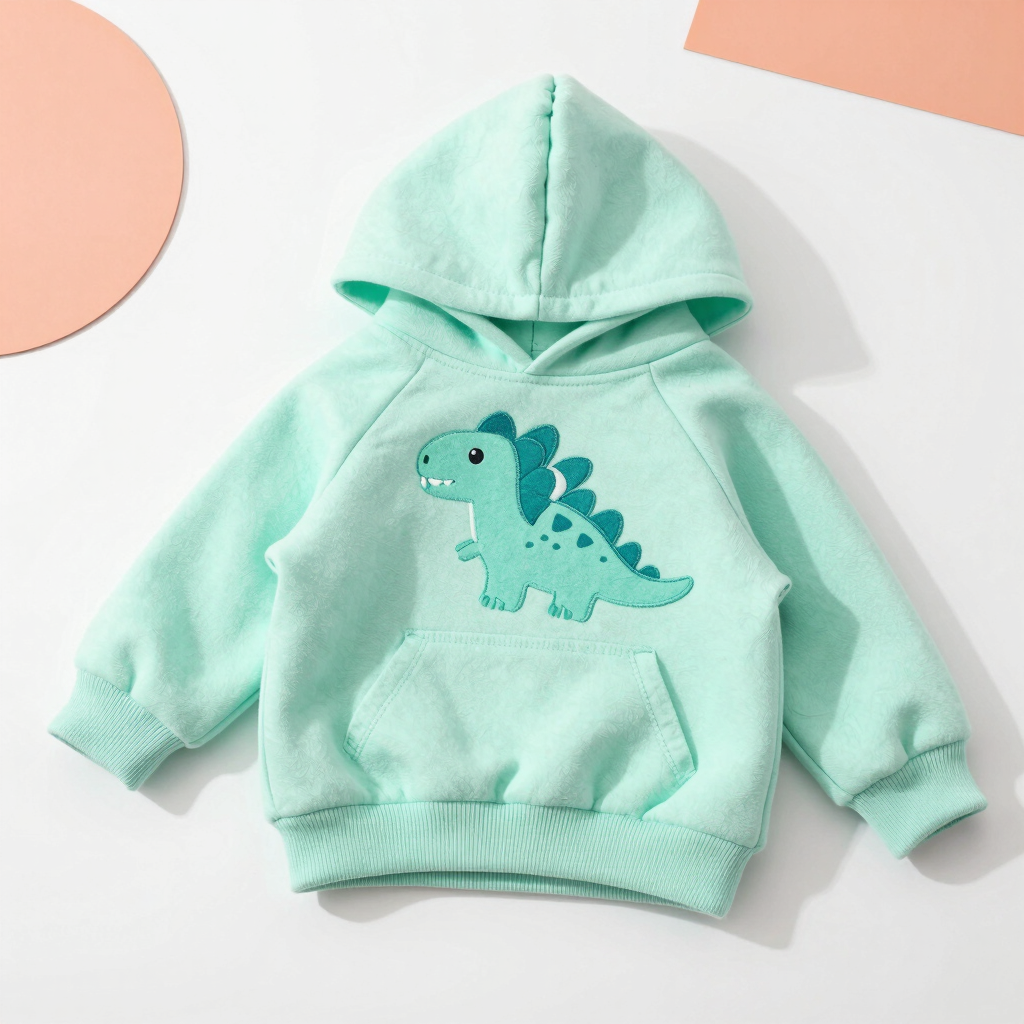 Sudadera Dino-Pop Menta