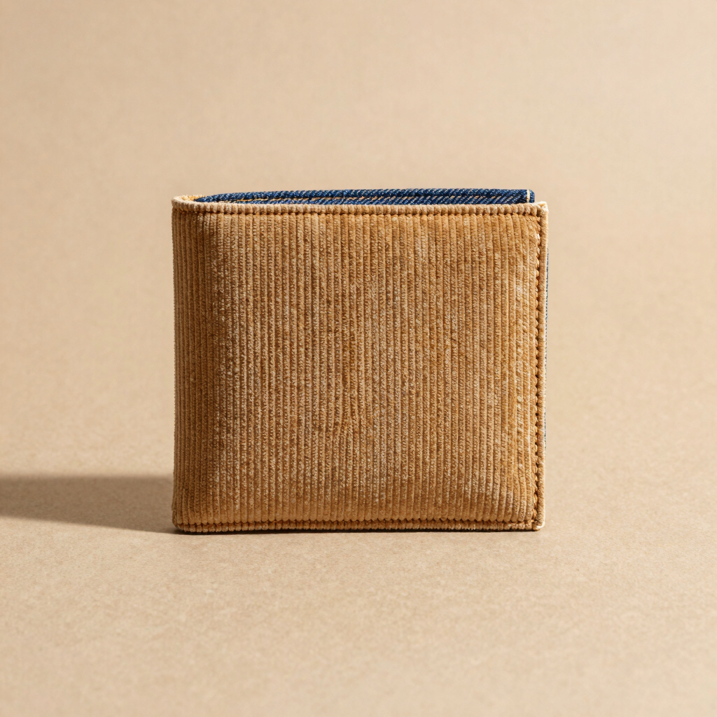 Ochre & Indigo Zippered Wallet