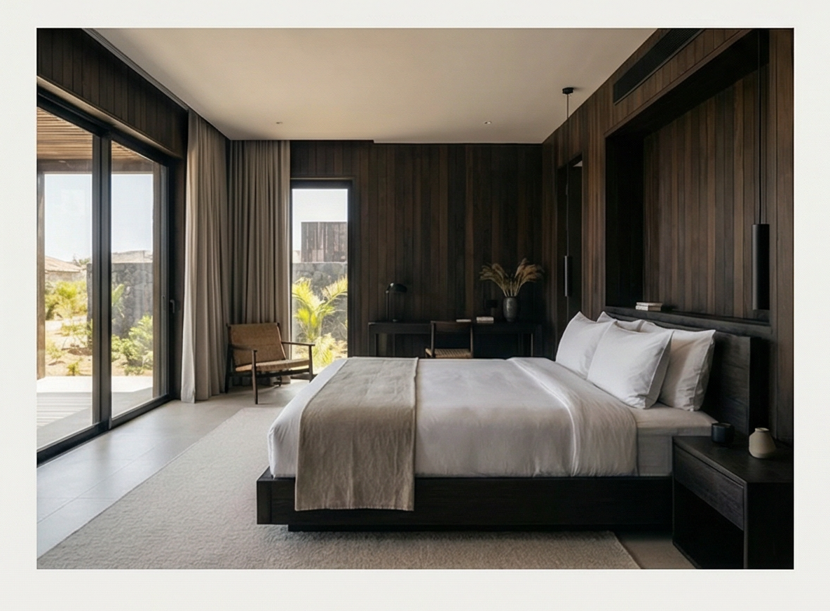 Chambre de Maître - Vue Jardin