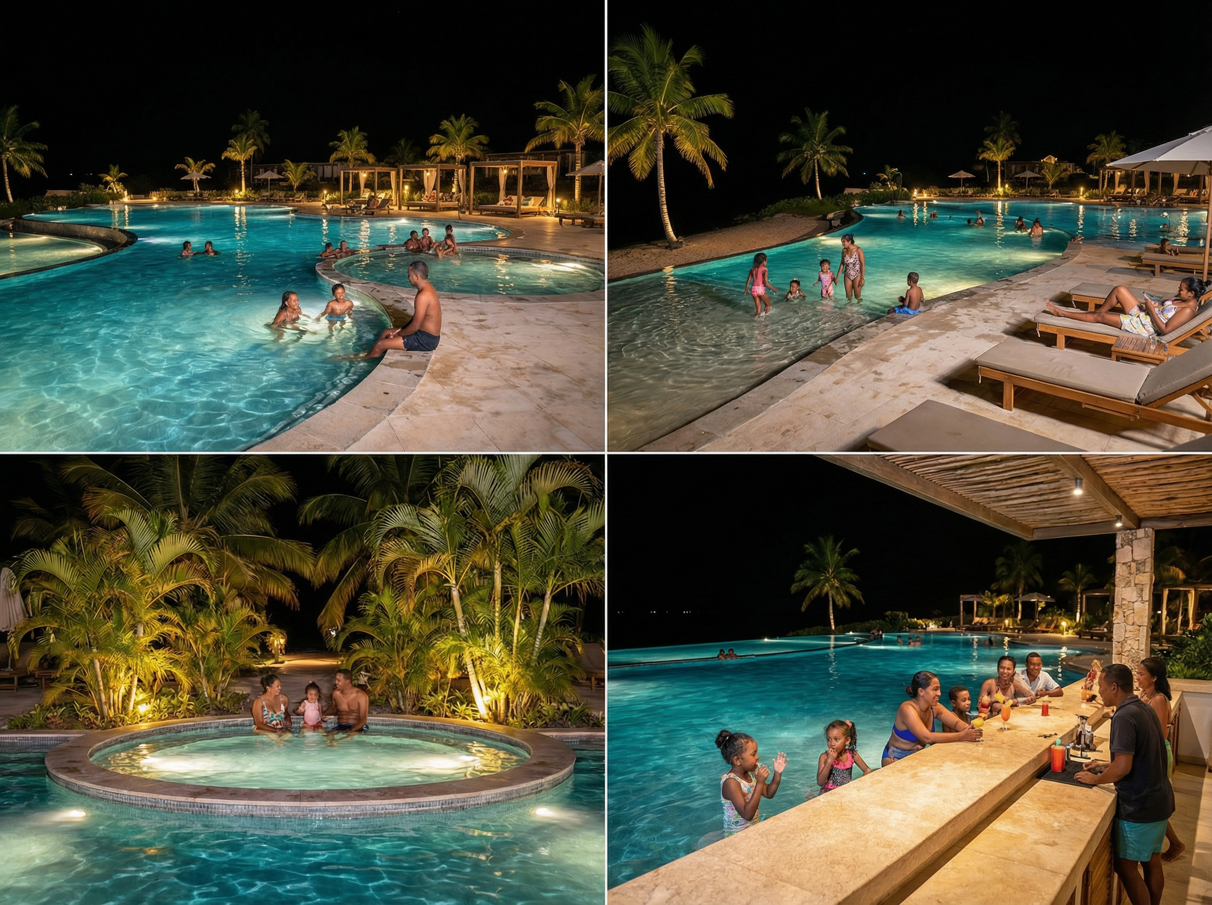 Piscine à débordement