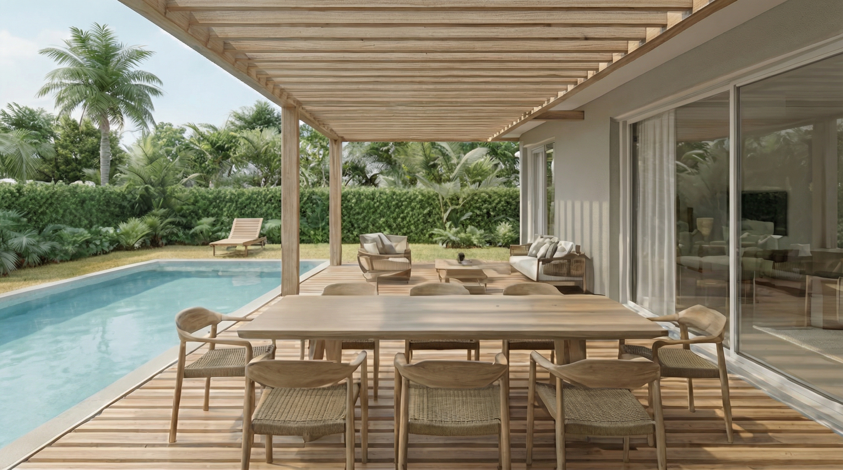 Architecture Tropicale - Façade Bois