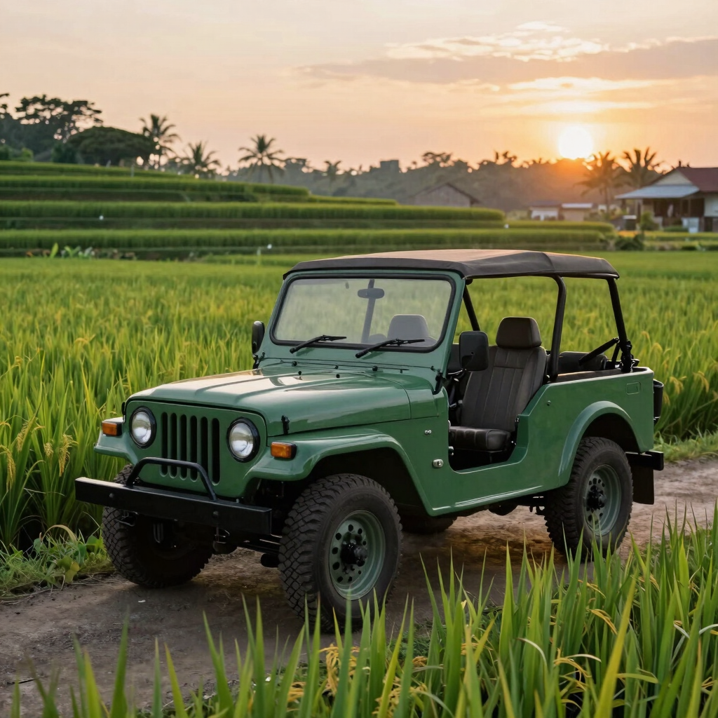 Tur Senja Jatiluwih Rice Terrace