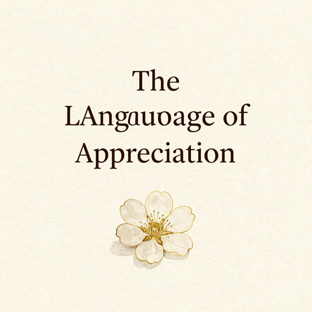 The Language of Appreciation