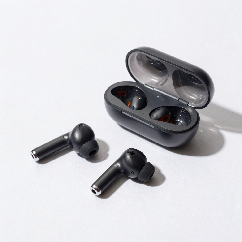 Neo-Orange Wireless Earbuds