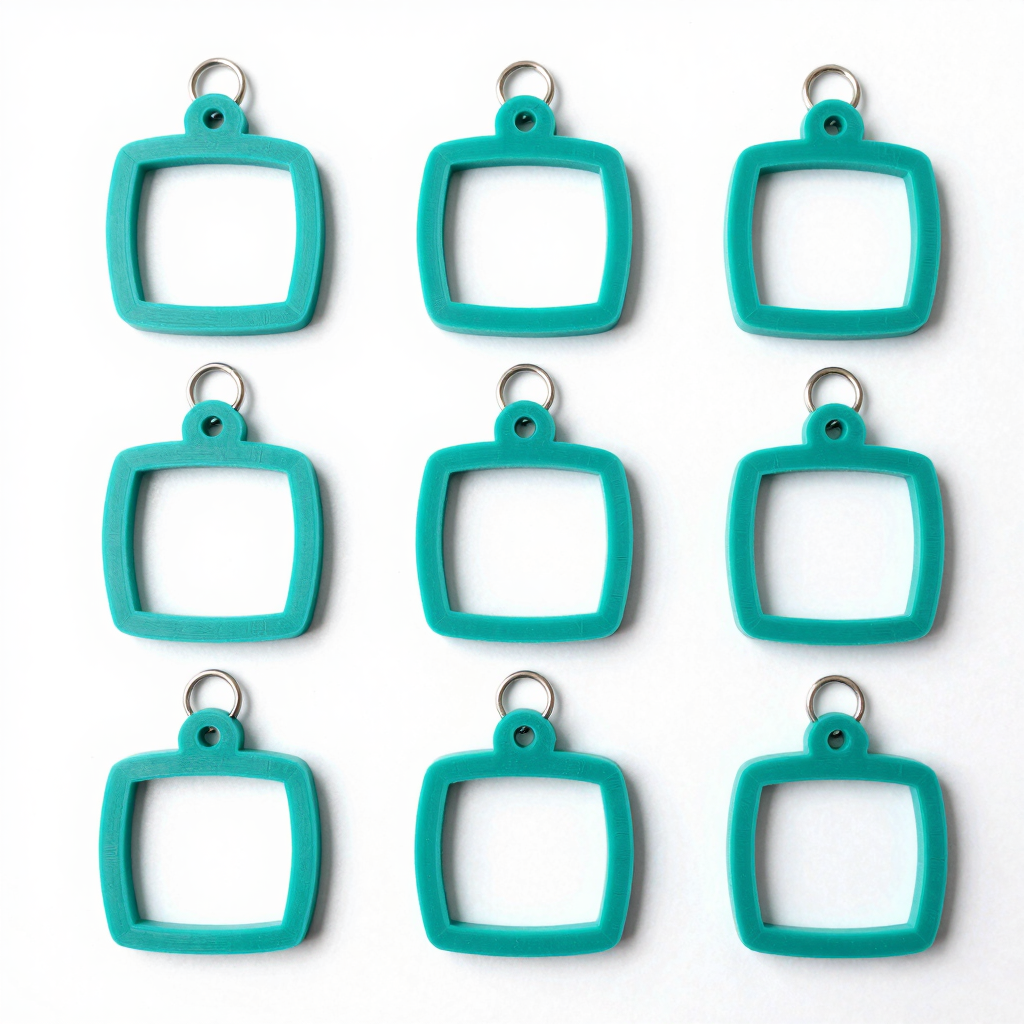 Custom Logo 3D Printed Keychain Pack