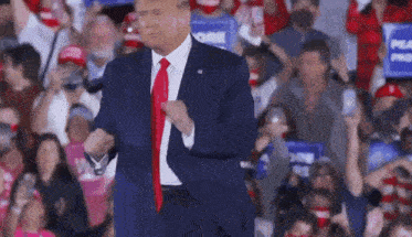 trump dancing in election