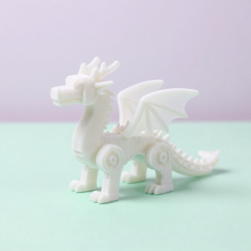 Articulated Candy Crystal Dragon