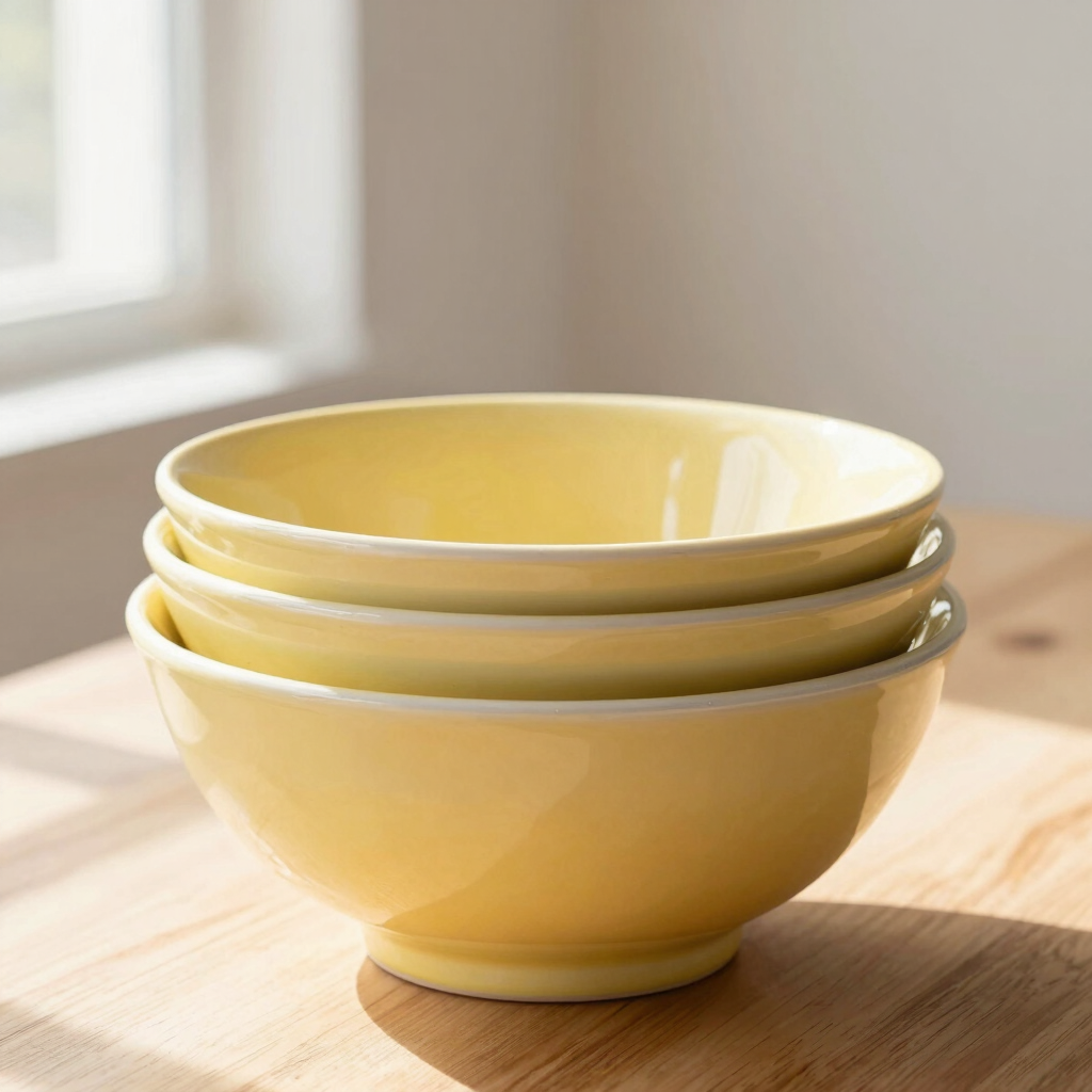 Butter Yellow Nesting Bowls Set
