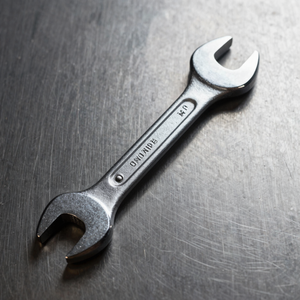 Satin Chrome Combination Spanner