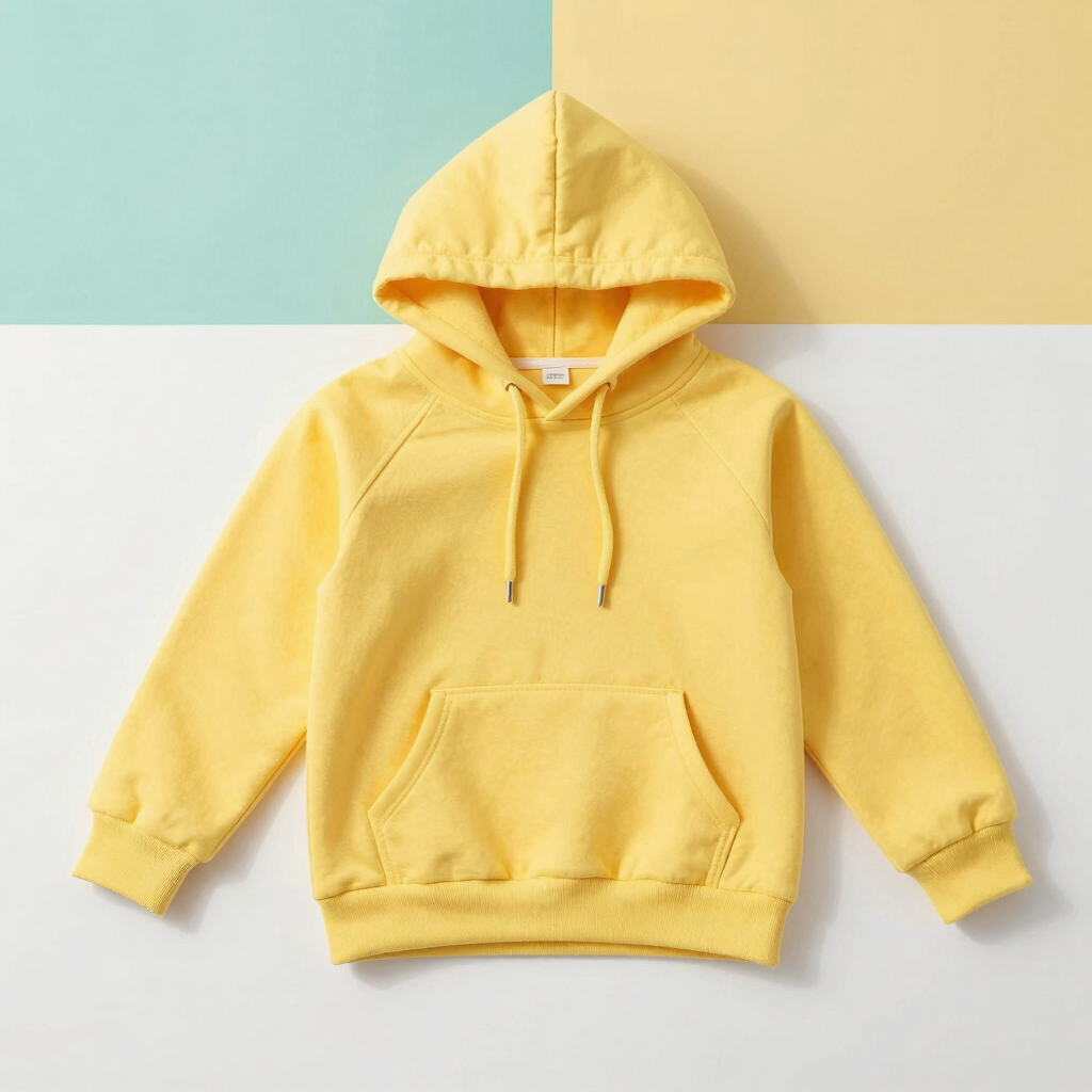 Sudadera con Gorrito Amarillo Sol