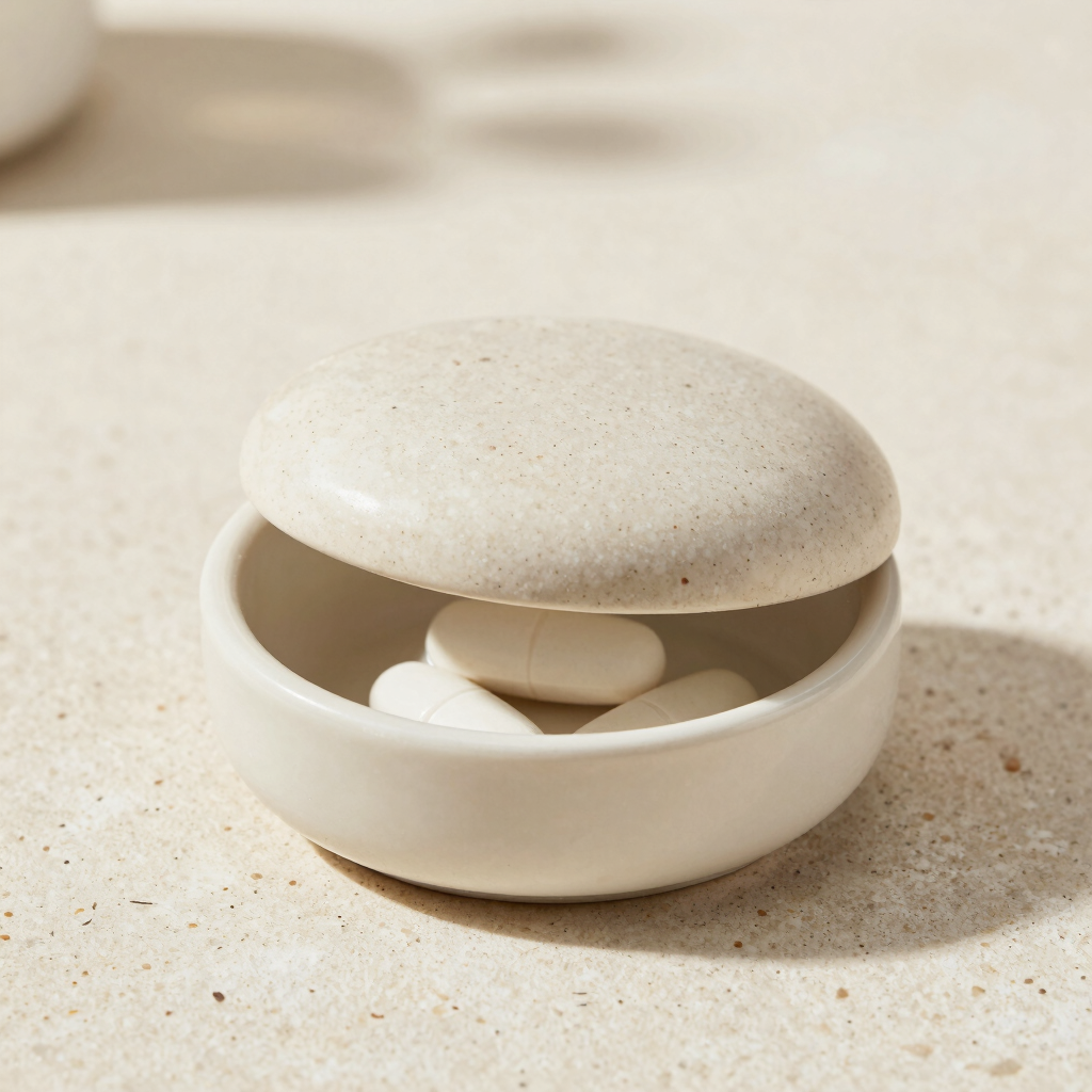 Cast Ceramic Daily Pill Vessel