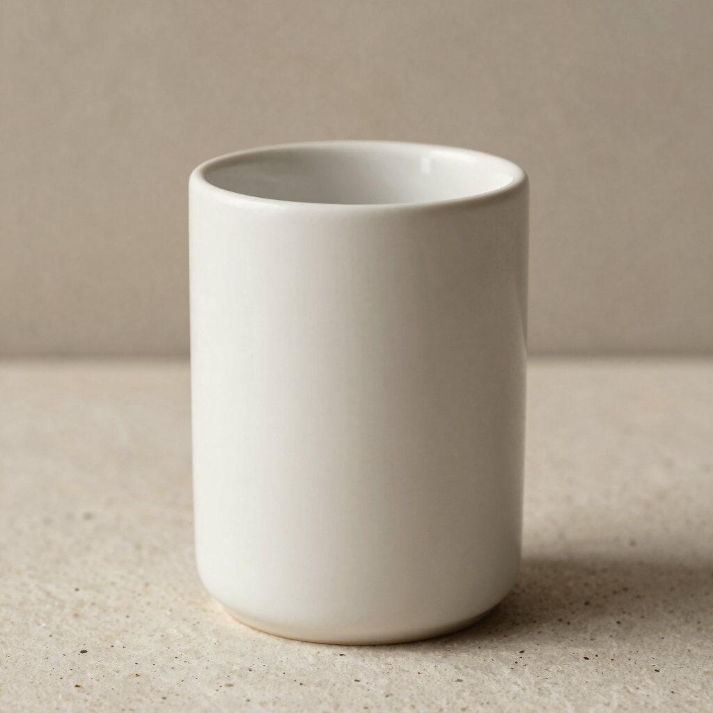 Matte Ceramic Toothbrush Tumbler