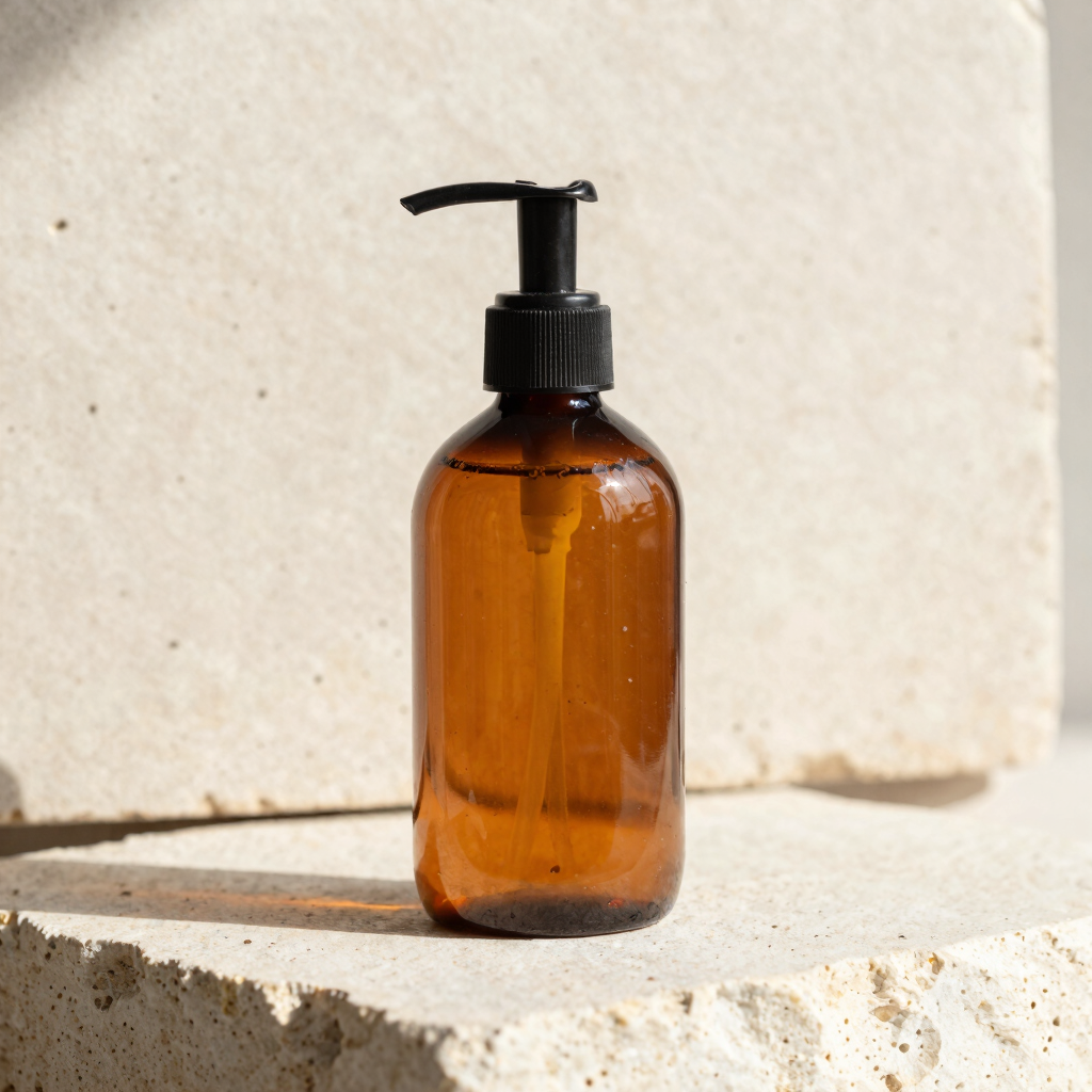 Refillable Glass Dish Wash Flacon