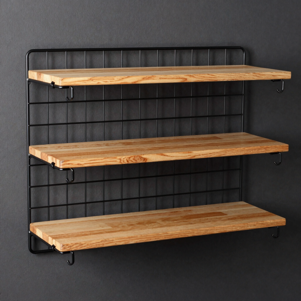 Grid Steel Pegboard Organizer