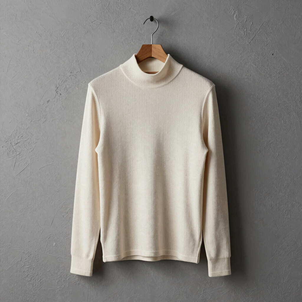 The Purpose Ribbed Mock Neck