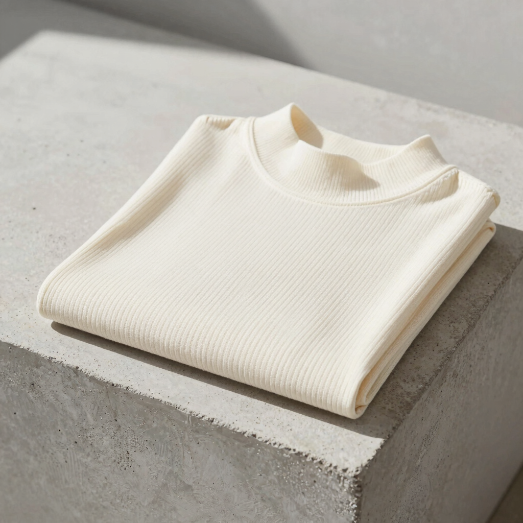 Nordic Ribbed Mockneck