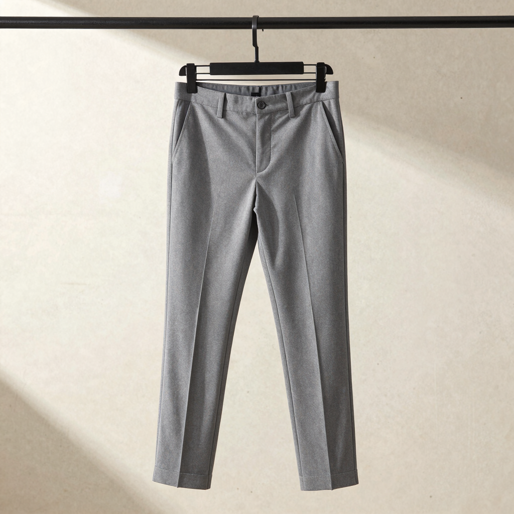 Linear Crease Tailored Trousers
