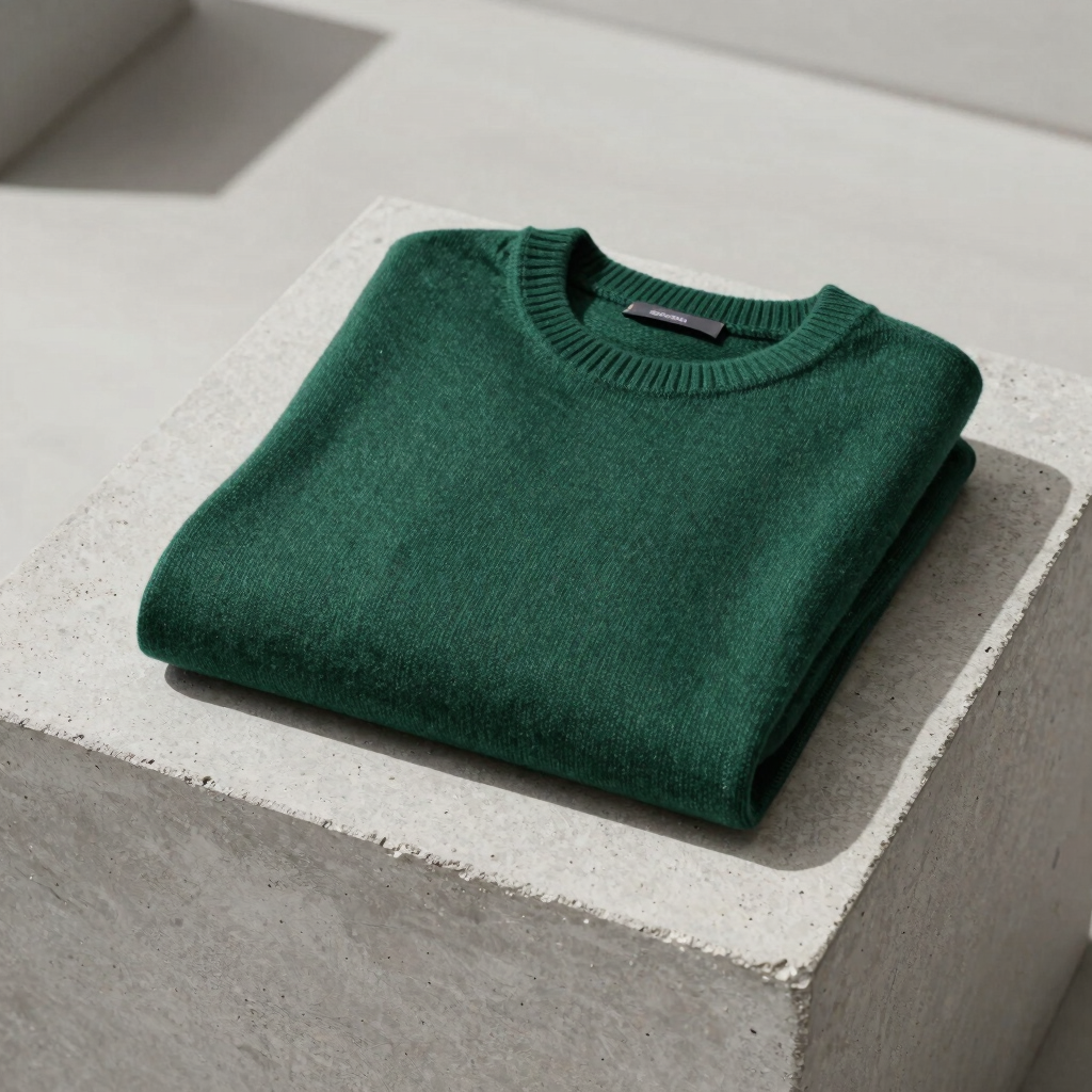 Forest Accent Merino Knit
