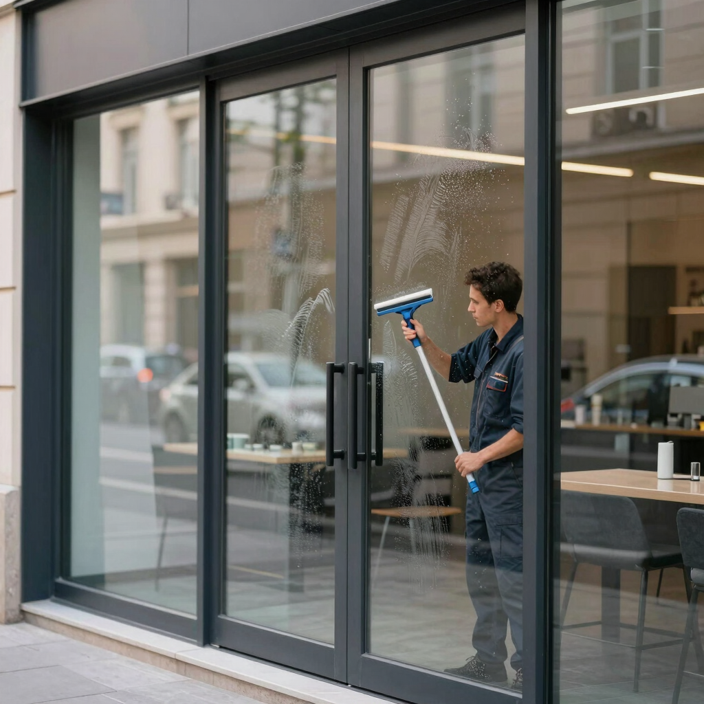 Commercial Storefront Wash