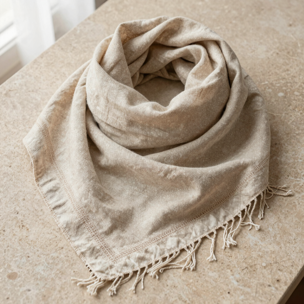 Unbleached Linen Desert Square