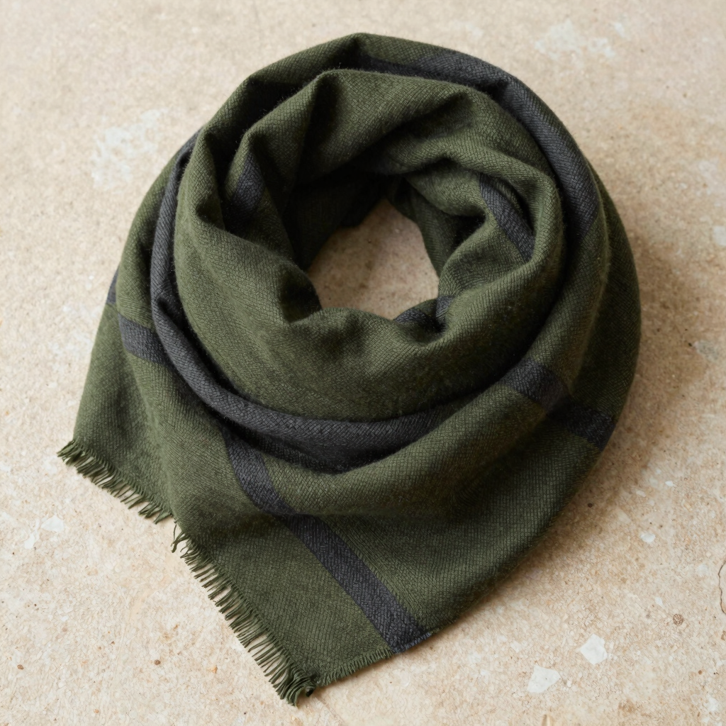 Olive Grove Brushed Winter Keffiyeh