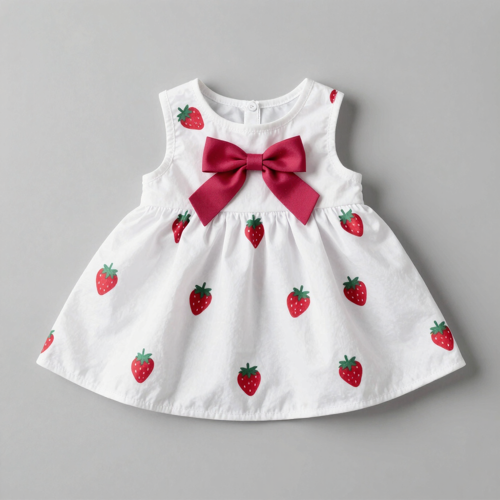 Vestido "Dulzura de Fresa"