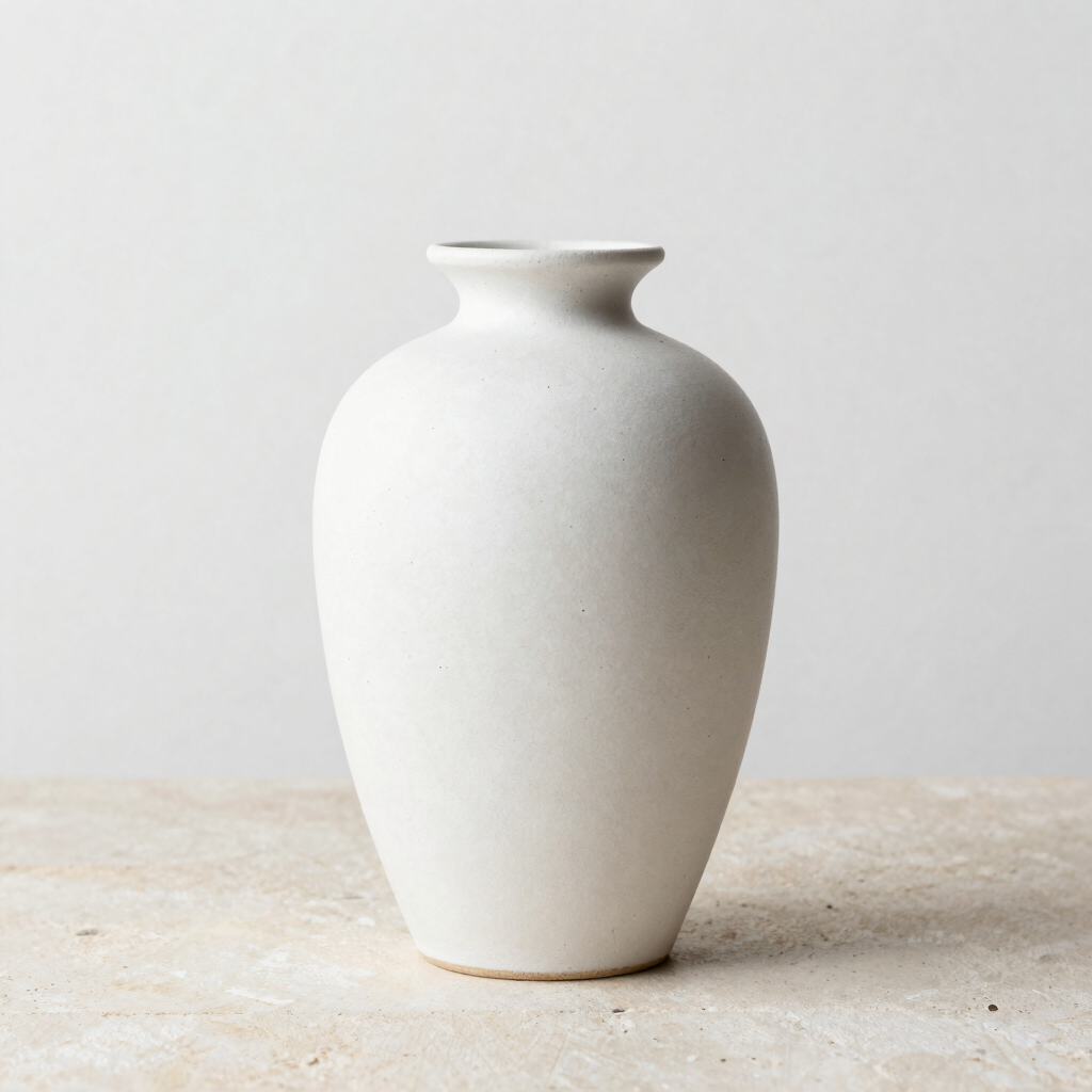Artisanal Speckled Ceramic Vase