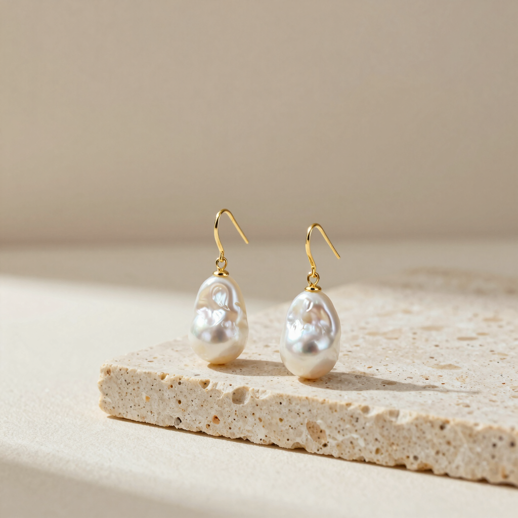 Baroque Drop Earrings