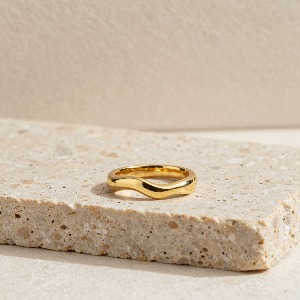 Sculpted Ribbon Ring