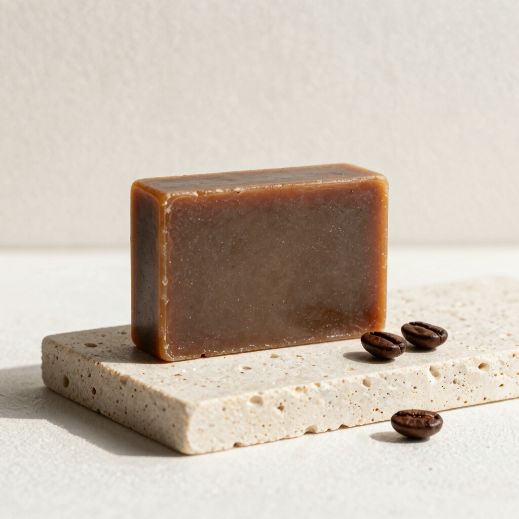 Jabón Corporal Exfoliante de Café y Avena