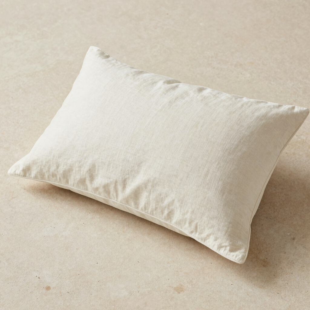 Raw Flax Pillow Cover